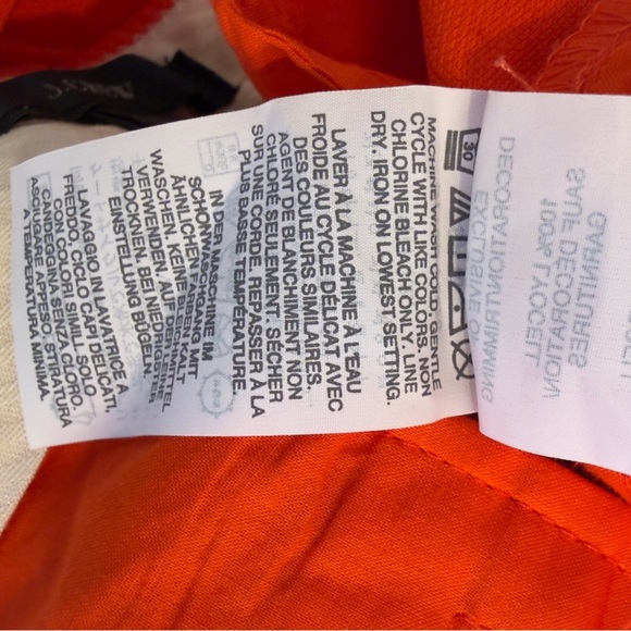 J. Crew Vibrant bright orange/ red Trousers Sz 6 - Picture 14 of 15